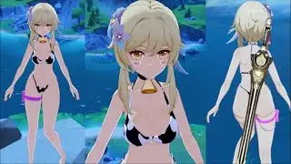 Lumine - Mod - Cow Swimsuit + Toys - Outfit (Backdor Training)