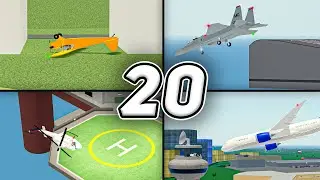 20 способов разбить свой самолет в PTFS (Roblox)