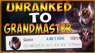 QuinnAD | UNRANKED TO GRANDMASTER QUINN ONLY (5.0 KDA UNTIL DIAMOND) - League of Legends