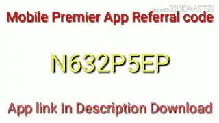 Mobile Premier league Referral Code......link in Description