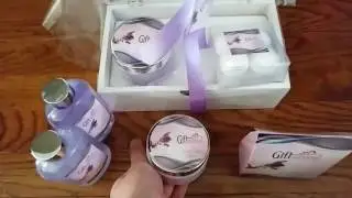 Spa Gift Set in a Cute White Jewelry Box Review