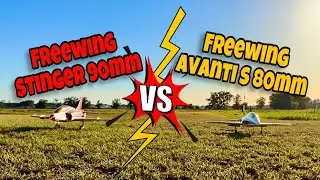 Freewing Stinger 90mm vs. Avanti S 80mm. Telemetry and funny voice events 😂