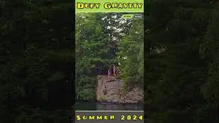 Defy Gravity #lake #boating #summer  #tubing #lakegeorge  #jump #waterfun #wipeout #splashdown
