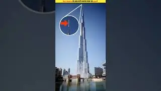 burj khalifa के ऊपर ये पाइप क्यू 🤔 लगा होता हैं 😱 #shorts #dubai