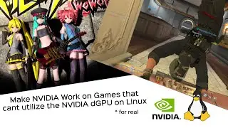 Make NVIDIA dGPU work on Games that can't utilize on Linux