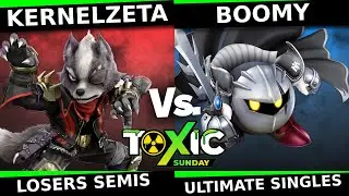 Toxic Sunday 17 &ndash; LOSERS SEMIFINALS &ndash; KernelZeta (Wolf) vs Boomy (Meta Knight) &ndash; Smash Ultimate