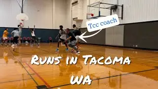 Coach Dew&rsquo;s Open gym in Tacoma, WA (Mic&rsquo;d up basketball)