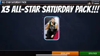 97 OVR PULL!!! ALL-STAR SATURDAY PACK OPENING IN NBA LIVE MOBILE 20!!!