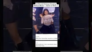 &lrm;Unfiltered! Katseye Singing Without Music &mdash; Good or Not? 👀#katseye #sophia #yoonchae #shorts
