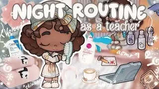 🫧Night Routine as a Teacher 🍵📚 | Avatar World | Cozy ASMR | VIDEO SUGGESTED BY @marleesebutler 
