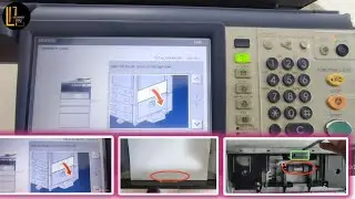 How to fix error Open the feeder cover on the right side. Toshiba e studio paper jam 255-457