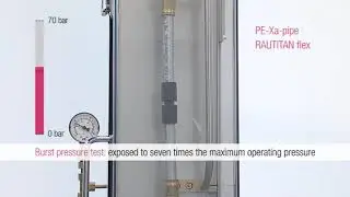 RAUTITAN PE-Xa pipe burst pressure test