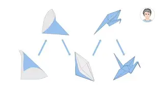 Origami Crane - Animated Instructions