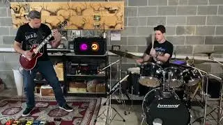 Black Sunshine | White Zombie (father & son guitar & drum cover - redo)