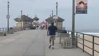 Beach view from the Pier