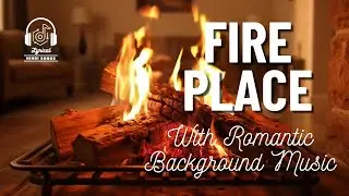 Fire place video with romantic background music #musicgenre #youtube #song #romantic #trending