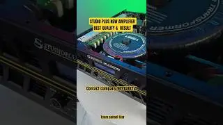 Studio Plus Bass Amplifer #shorts #viral #trending #amplifier #studioplus #dj #bass #reels