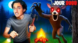 SURVIVRE 10000 JOURS dans 99 NUITS dans la FORÊT...
