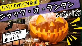 【HALLOWEEN企画】かぼちゃのお化け　ジャック・オ・ランタンの作り方｜55kgの巨大かぼちゃで挑戦！