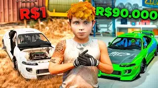 CRIAN&Ccedil;A REFORMANDO UM ECLIPSE DO BRIAN DESTRUIDO NO GTA 5!🔧😱