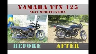 YAMAHA YTX 125 Seat modification
