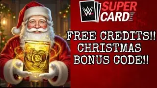 БЕСПЛАТНЫЙ КОД НА ПАКЕТ КРЕДИТОВ!! РОЖДЕСТВЕНСКИЙ БОНУСНЫЙ КОД!! СУПЕРКАРТА WWE