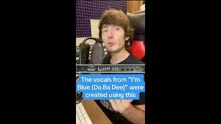 The vocals from &ldquo;I&rsquo;m Blue (Da Ba Dee)&rdquo; were created using this vocal processor 💙 #shorts