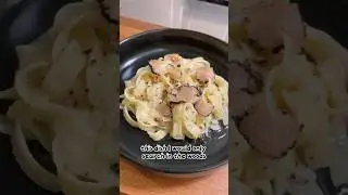 Truffle Pasta #italy #pasta #truffles #tartufo #recipe #shorts