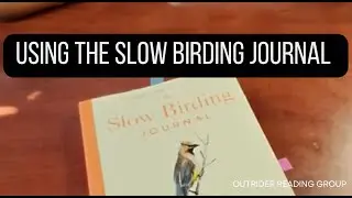 Using The Slow Birding Journal 📖 by Joan E. Strassmann #bookreview #reading #birdwatching #diary