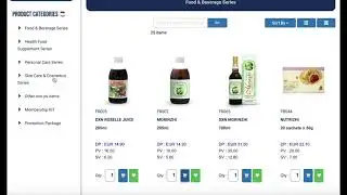 How to use the DXN webshop as member  -  eworld in EU
