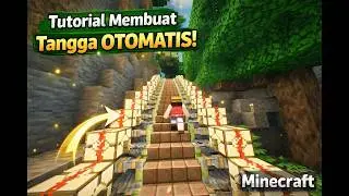 Cara Membuat Tangga Otomatis di Minecraft &mdash; Simple & Works 100% (Survival Friendly!)