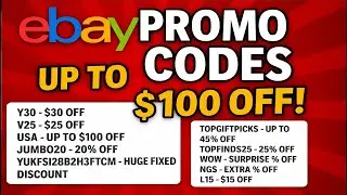 NEW eBay Promo Codes 2025 &mdash; Get $100 OFF! (All Working Codes Inside)