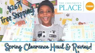 The Children's Place Spring Clearance Boy's Clothing Haul and Review