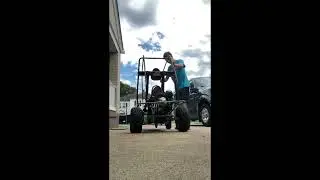 First Test of Predator 212 Go Kart with 18Lb Valve Springs