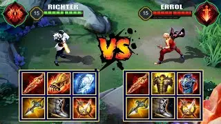 RICHTER vs ERROL | FULL BUILD FIGHT | ARENA OF VALOR/AOV/ROV