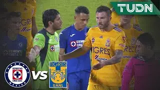 &iexcl;Hay pelea! 'Chuy' Corona discute con Gignac | Cruz Azul 0-1 Tigres | Semifinal Copa GNP Mx | TUDN
