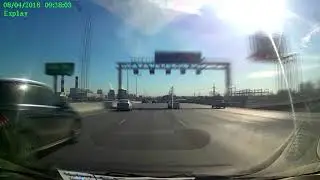 Вокруг Москвы по МКАД(108 км.) за 19 минут/Moscow ring road(короткая версия)
