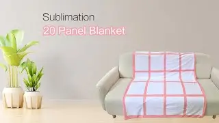 Sublimation Blank 20 Panel Blanket