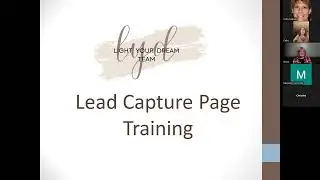Lead Capture Page Training