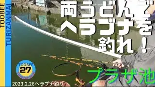 プラザ池で、初「両うどん」でヘラブナ釣りを楽しんで来ました♪【プラザ池】【両うどん】