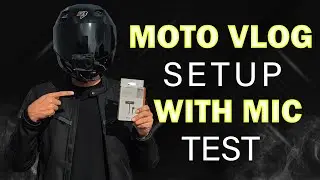 Best Moto Vlog Setup Dji Action 4 Mic Test #motovlog #setup #djiosmoactio #loverider