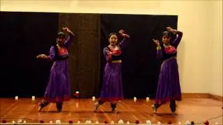 'Holi Tarana' Kathak performance by Ilina, Anisha & Akanksha at the 2012 Chhandika Fundraiser