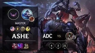 Ashe ADC vs Jhin - NA Master Patch 12.4