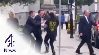The man who ran into David Cameron | Channel 4 News