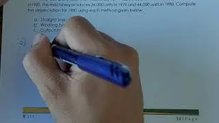 Depreciation   Service Output Method