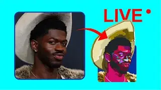 🔴 Lil Nas WPAP   -  CORELDRAW X7