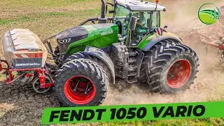 FENDT 1050 Vario m. Zwillingsbereifung | Der gr&ouml;&szlig;te Traktor von FENDT s&auml;t mit HORSCH Tiger
