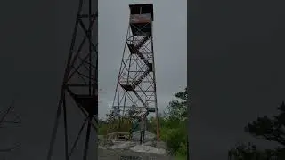 Ghost Spotted at Abandoned Fire Tower #spooky #scary #ghost #creepy #creepypasta #horror #jumpscare