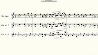 M. Kutsenko - Sax Trio, for 3 Alto Saxes