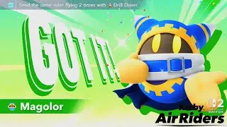 Kirby Air Riders | How to unlocked Magolor & Shadows Star - Top Ride Race (Guide) [SW2]